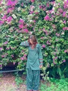 Nsr 902 Heavy Pure Natural Crepe Readymade Farshi Salwar Kameez